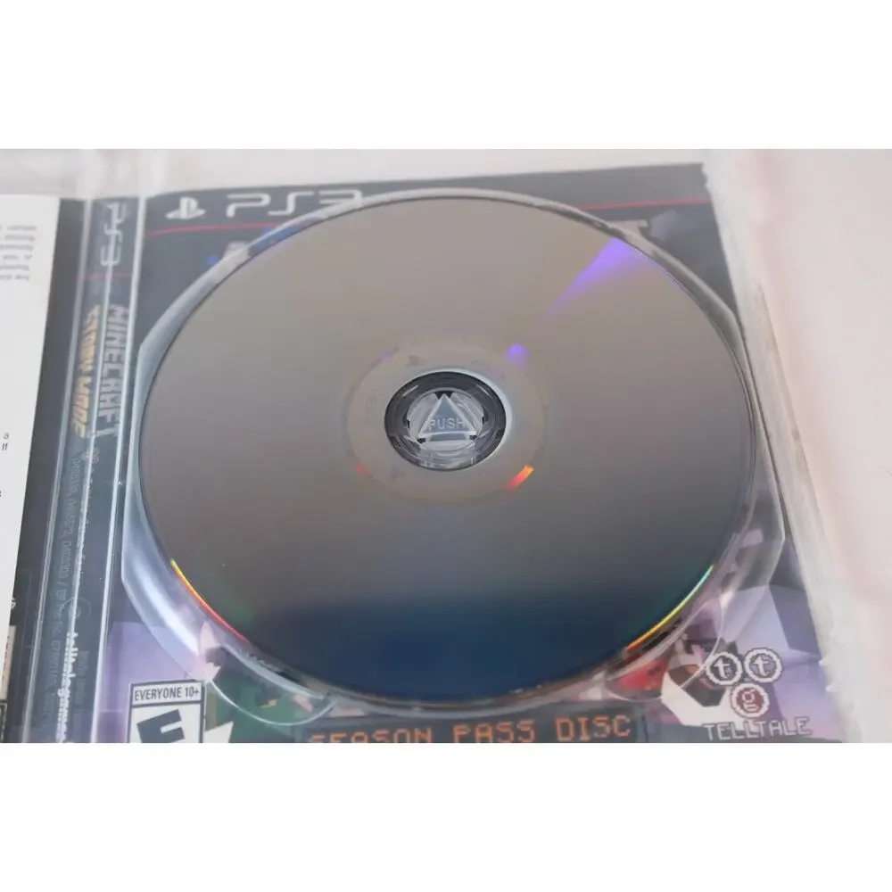 Minecraft Story Mode Season Pass Disc (PlayStation 3, 2015, PS3) Complete